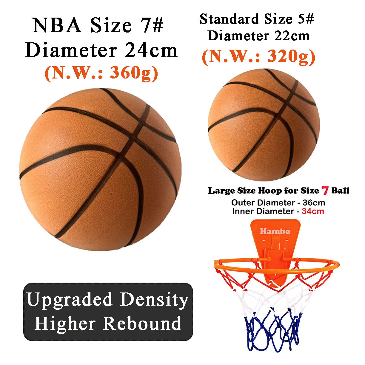 Grooved Design Silent Basketball