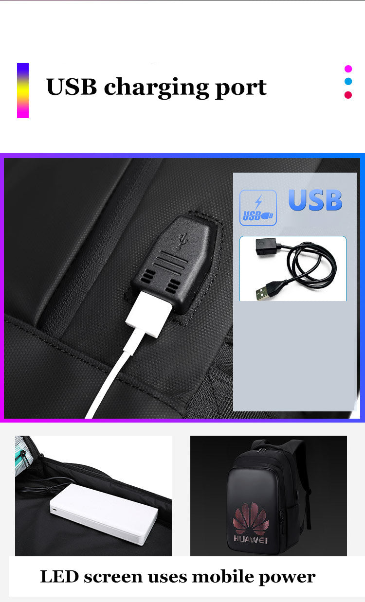 LED Display Backpack