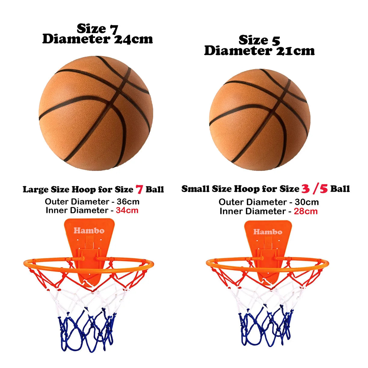 Grooved Design Silent Basketball
