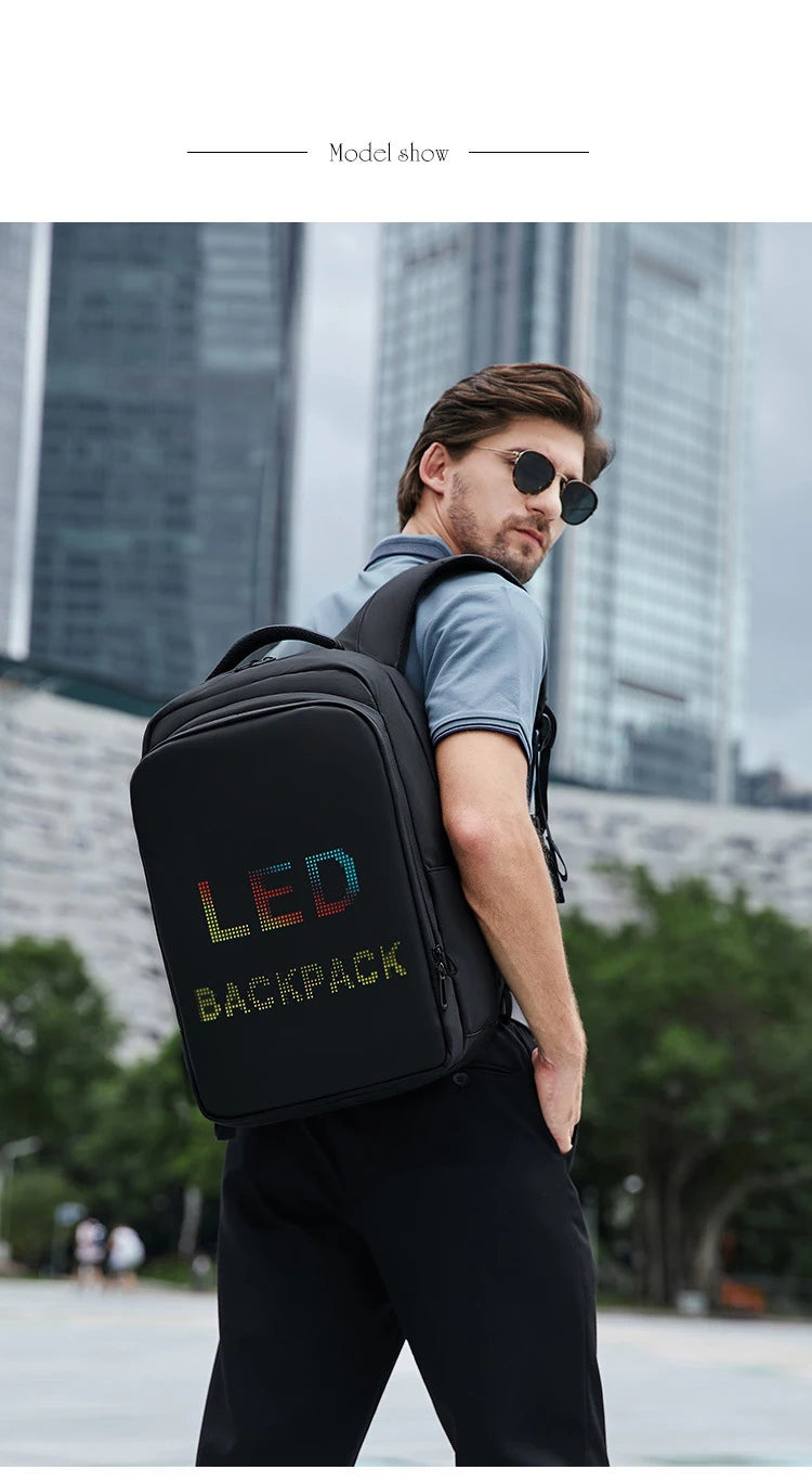 LED Display Backpack