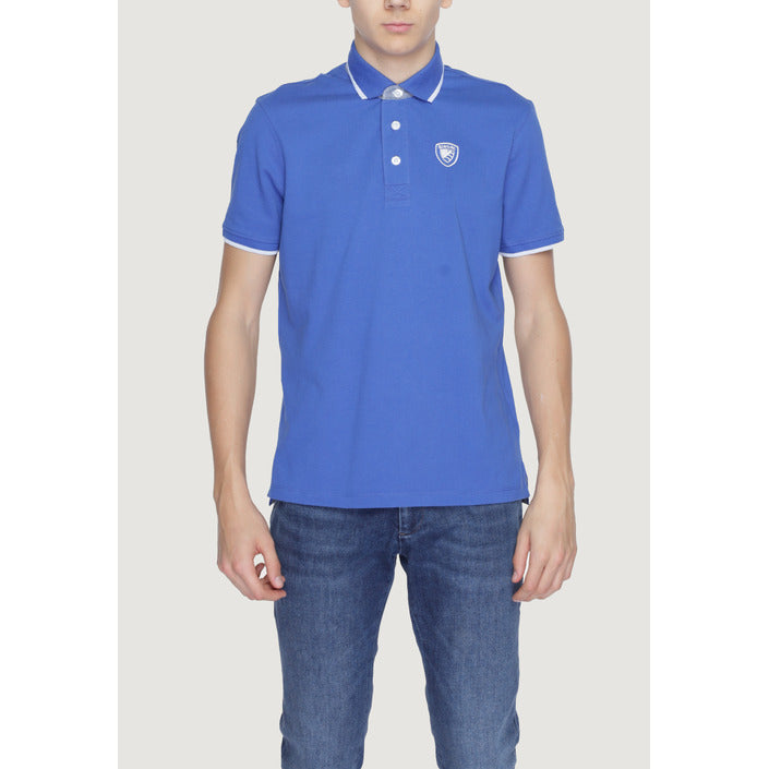 Blauer Men Polo Blauer