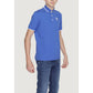 Blauer Men Polo Blauer