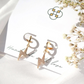 High-quality 24 Karat CZ Lightning Bolt Earrings.