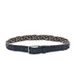 Braided Nautical Rope and Leather Belt Bering Amethyst Hestia